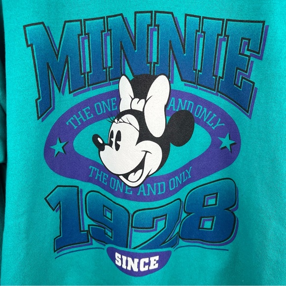 SOLD  Disney Designs Minnie Crewneck Sweatshirt Made in USA The One and Only XXL - Picture 3 of 12